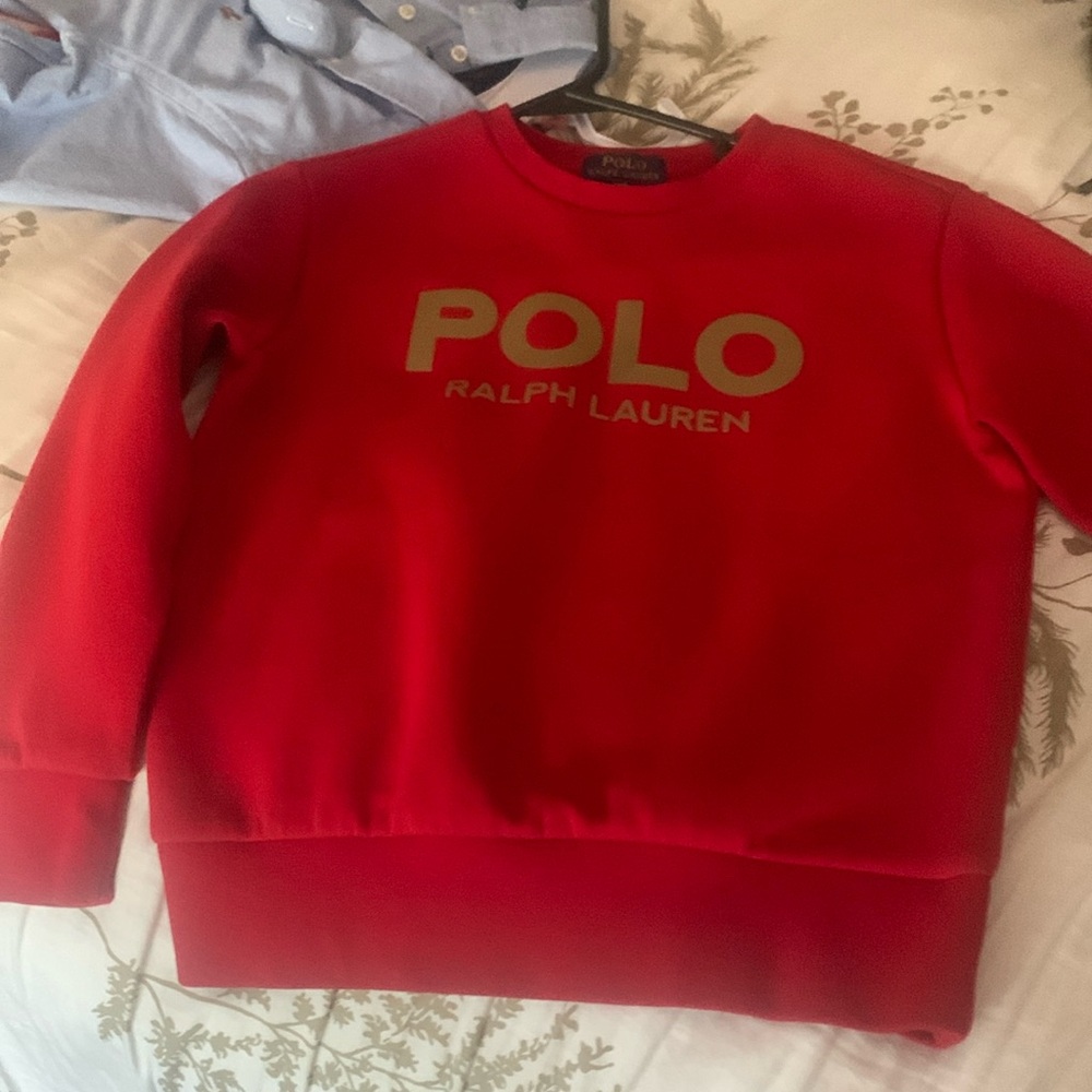 Boys Polo crew neck Sweatshirt